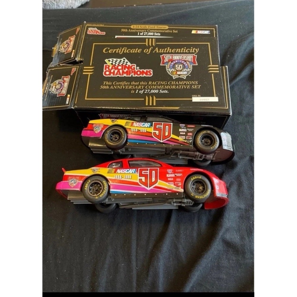 1998 Racing Champions 50th Anniversary NASCAR Commemorative 1:24 Diecast